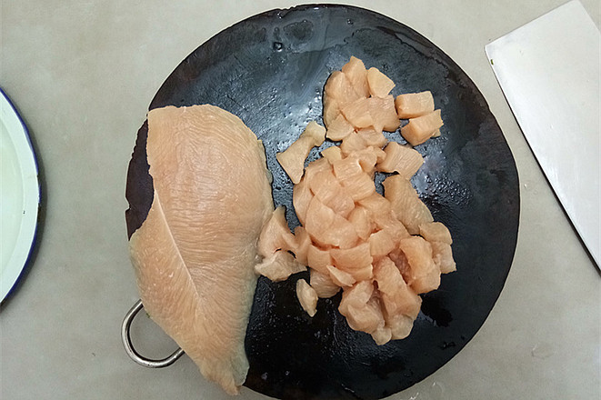 蒜蓉蒸金针菇鸡胸肉
