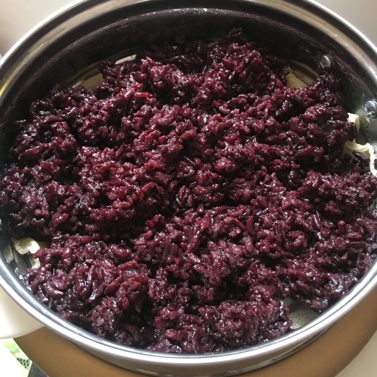 紫米饭团怎么做