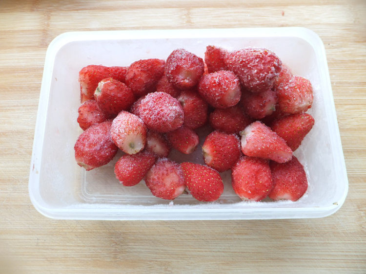 草莓冰沙的制作方法